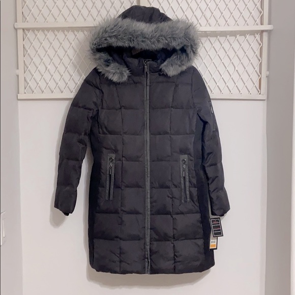 Fleet Street Jackets & Blazers - FLEET STREET Missy Longline Puffer Parka Jacket